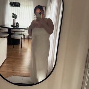 H&M Elegant White Dress